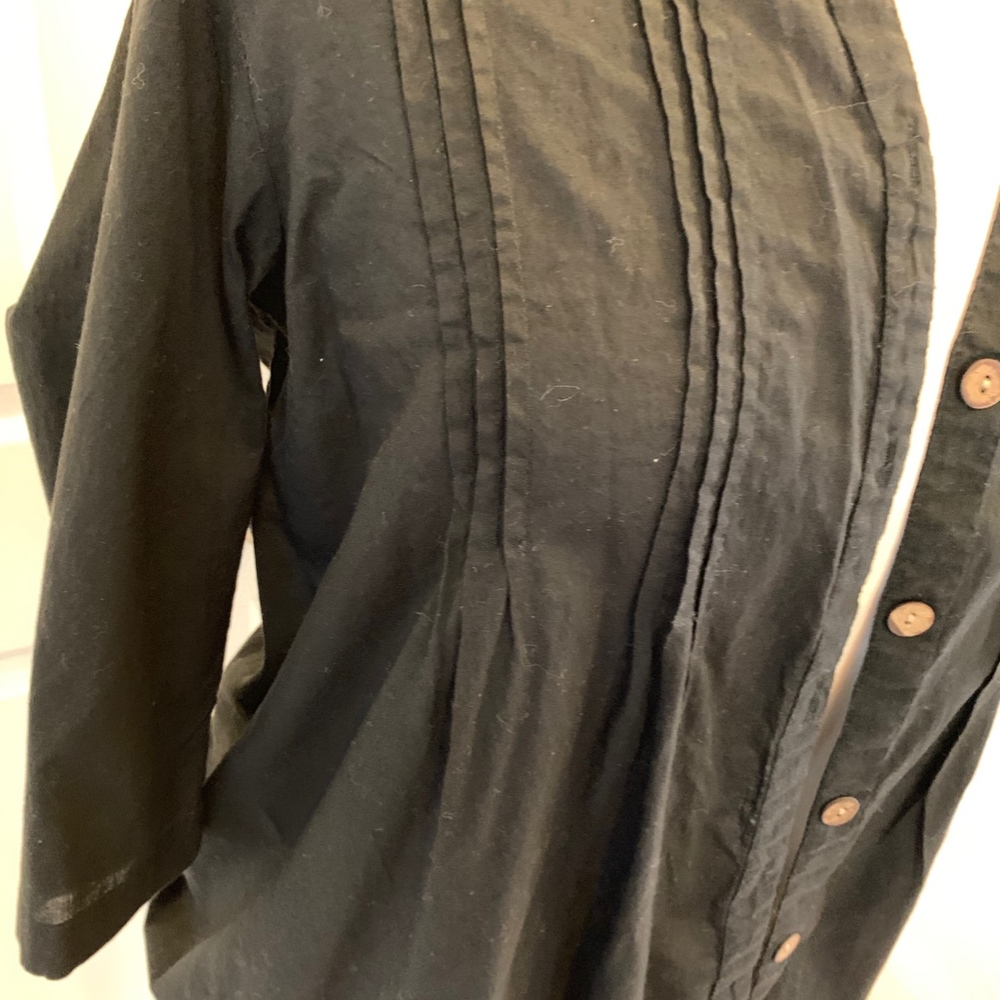 Black Swim Tunic Top w/Crochet Back - XL - NWT - Picture 3 of 6